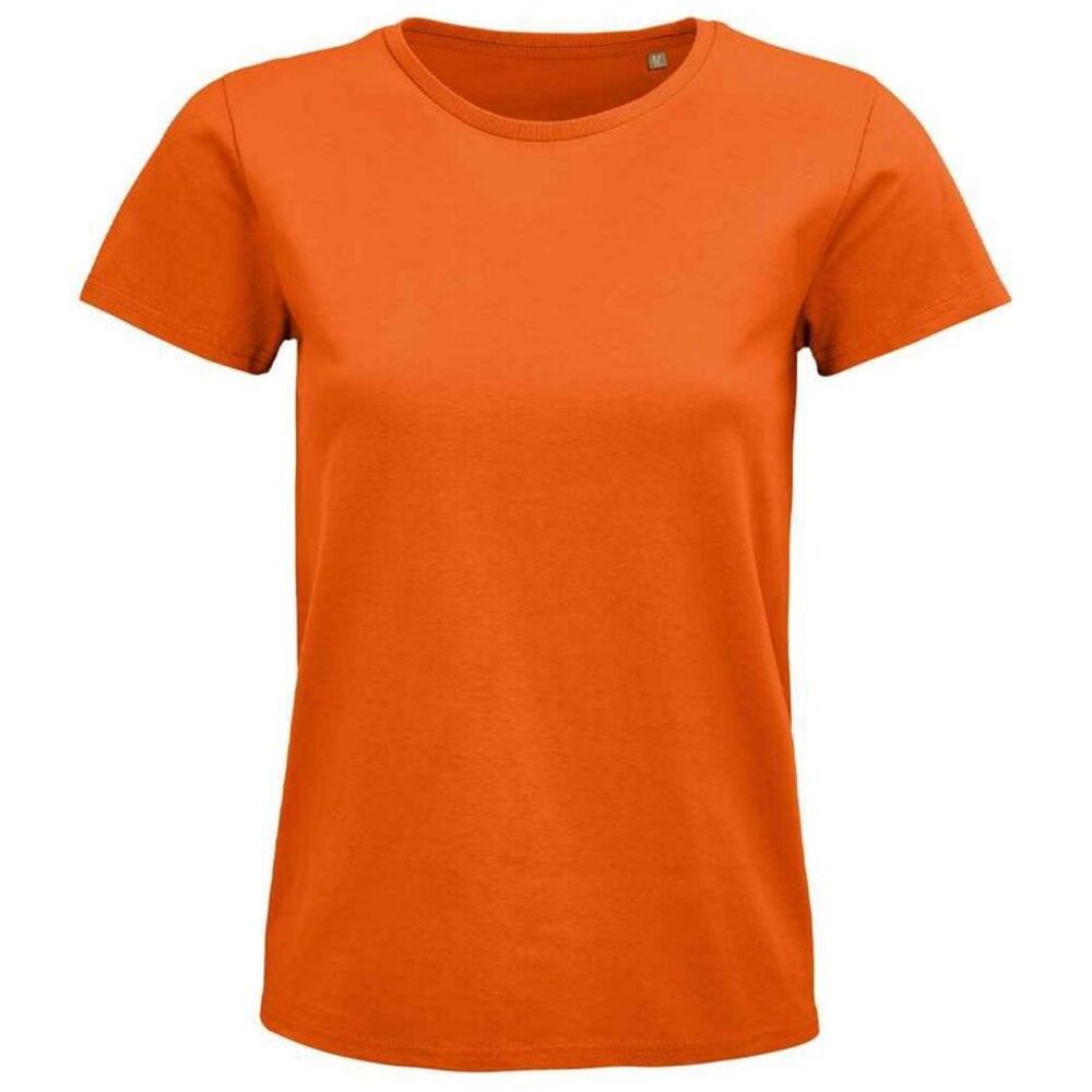 SOLS Womens/Ladies Pioneer T-Shirt / Orange